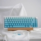 Gradient Cyan Top / Side Legends 104+21 Full PBT Dye Sublimation Keycaps Set for Cherry MX Mechanical Gaming Keyboard